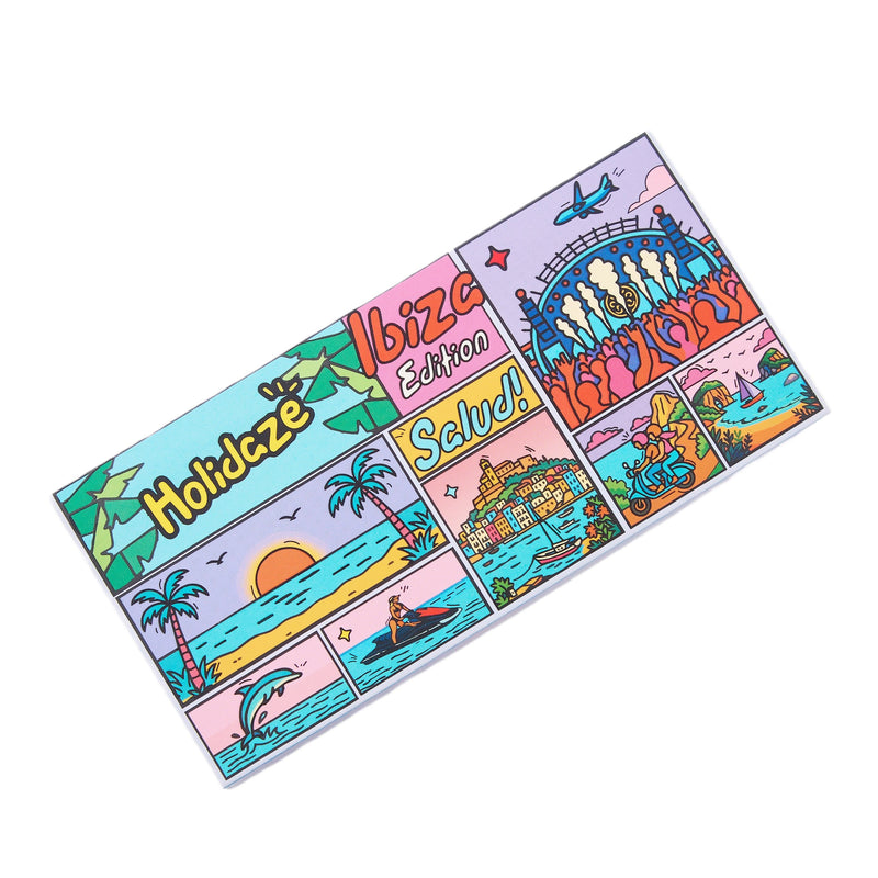 Load image into Gallery viewer, Buy Holidaze (Esp) - King Size Papers + Grinder + Tray Rolling Papers + Tips Ibiza | Slimjim India
