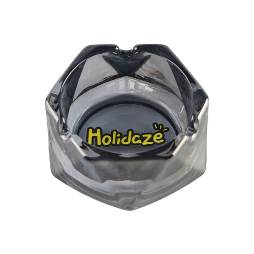 Buy Holidaze - Hex Glass Ashtray Ashtray Black | Slimjim India