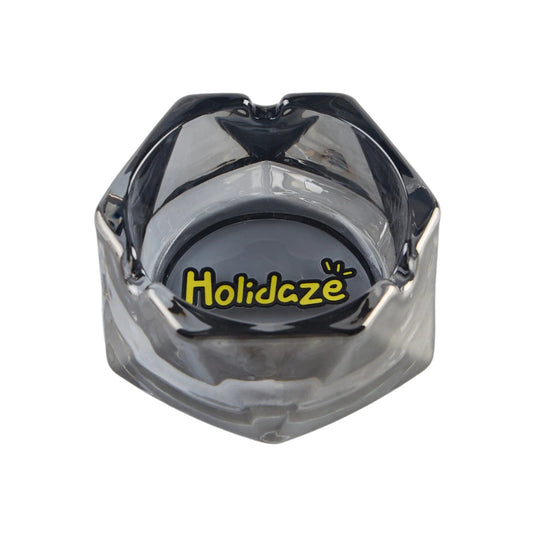 Buy Holidaze - Hex Glass Ashtray Ashtray Black | Slimjim India