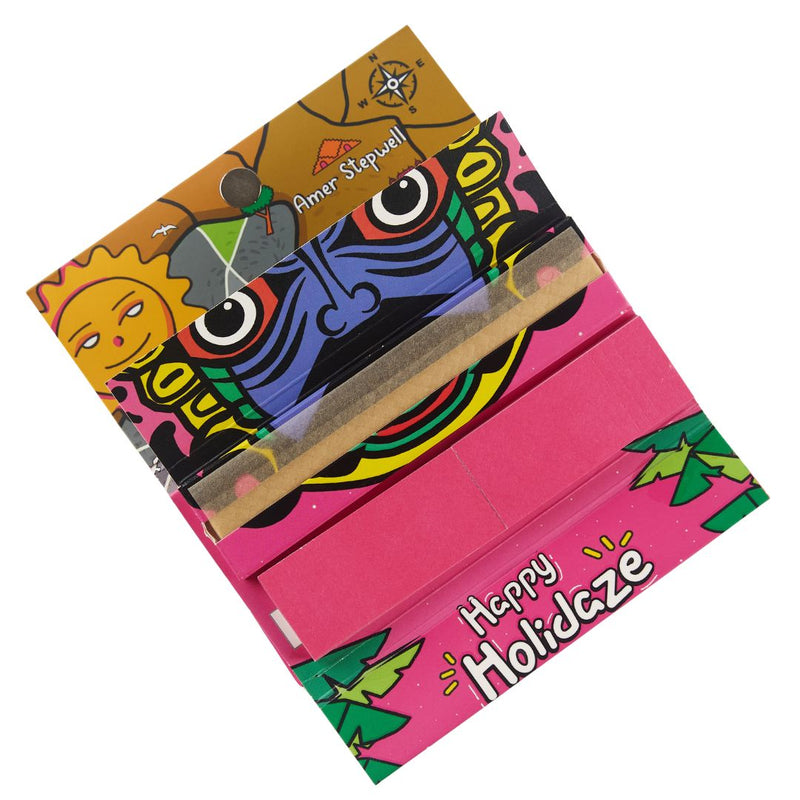 Load image into Gallery viewer, Buy Holidaze (Ind) - King Size Papers + Grinder + Tray (Box of 16) | Slimjim India
