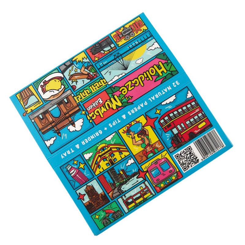 Load image into Gallery viewer, Buy Holidaze (Ind) - King Size Papers + Grinder + Tray (Box of 16) | Slimjim India
