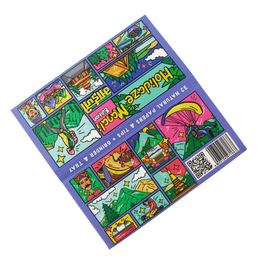 Buy Holidaze (Ind) - King Size Papers + Grinder + Tray (Box of 16) | Slimjim India