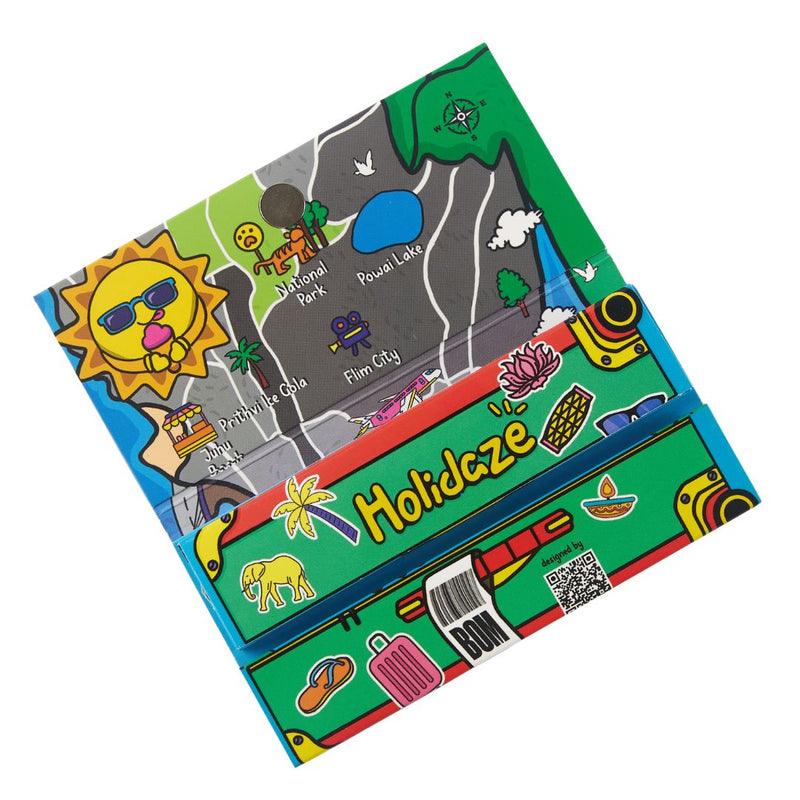 Load image into Gallery viewer, Buy Holidaze (Ind) - King Size Papers + Grinder + Tray (Box of 16) | Slimjim India
