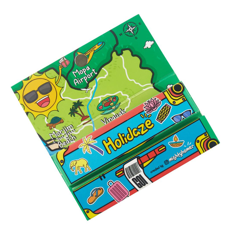 Load image into Gallery viewer, Buy Holidaze (Ind) - King Size Papers + Grinder + Tray Rolling Papers + Tips | Slimjim India
