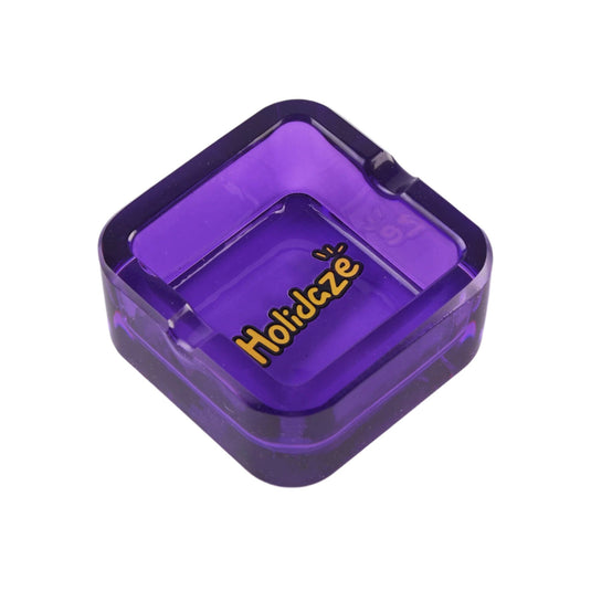 Buy Holidaze - Square Glass Ashtray Ashtray Purple | Slimjim India