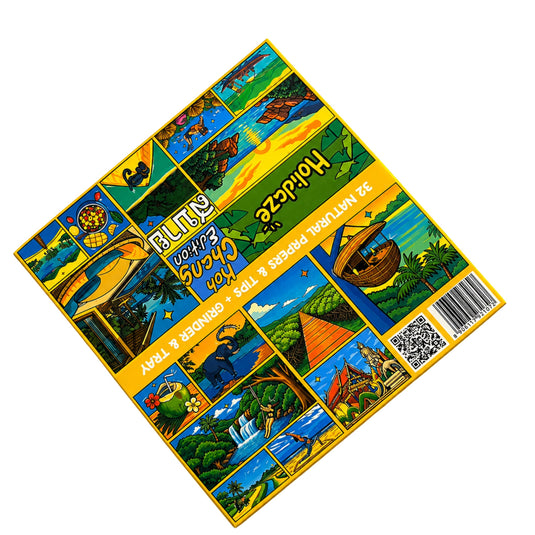 Buy Holidaze (Th) - King Size Papers + Grinder + Tray (V2) Rolling Papers + Tips | Slimjim India