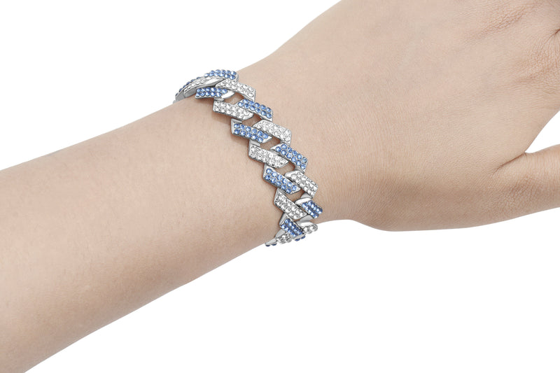 Load image into Gallery viewer, Buy Iced Blue Slider - Bracelet BRACELET | Slimjim India
