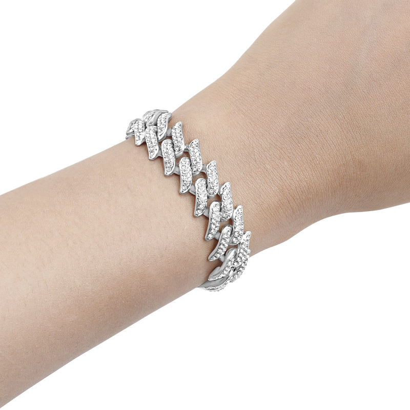 Load image into Gallery viewer, Buy Iced Spiked Slider - Bracelet BRACELET | Slimjim India
