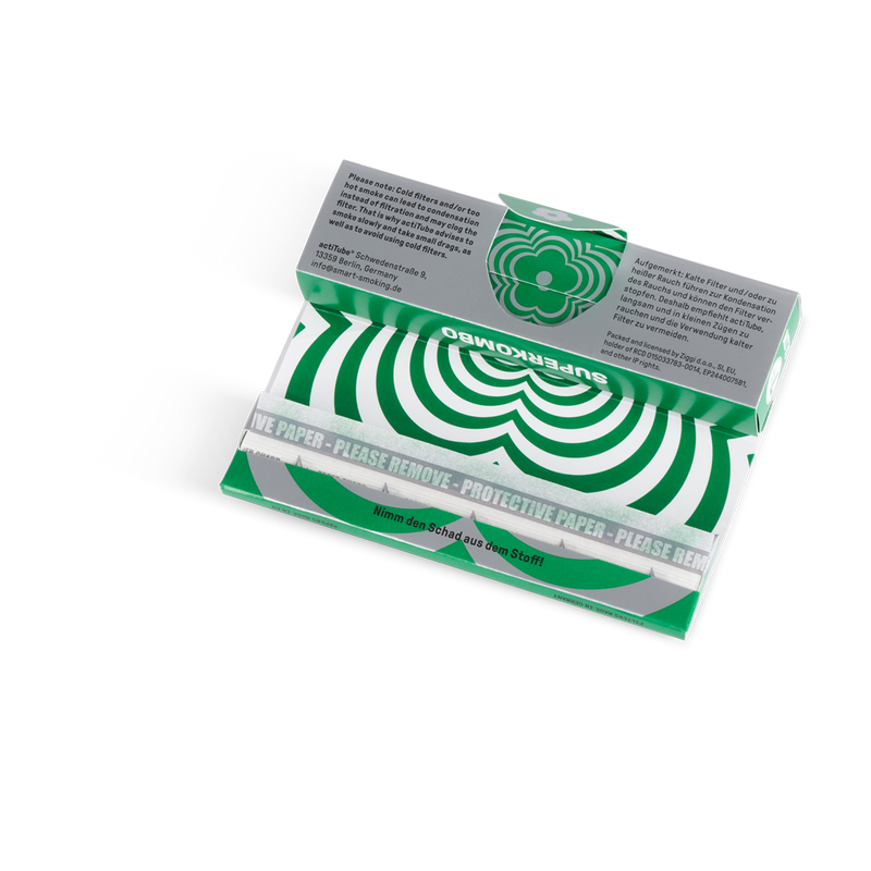 Load image into Gallery viewer, ActiTube Superkombo 7MM Charcoal Filters + Rolling Papers
