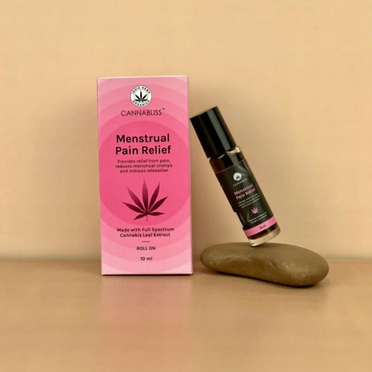 Buy India Hemp Organics - Cannabliss Menstrual Pain Relief (10ml) Topical Oils | Slimjim India