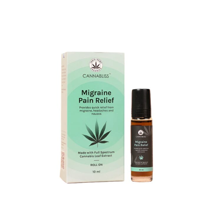 Load image into Gallery viewer, Buy India Hemp Organics - Cannabliss Migraine Pain Relief (10 ML) Topical Oils | Slimjim India
