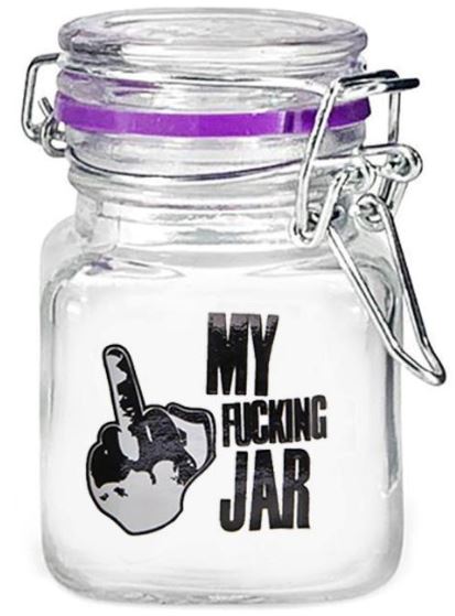 Load image into Gallery viewer, Buy Juicy Jay - Herb Glass Jars Storage Jars My F Jar | Slimjim India
