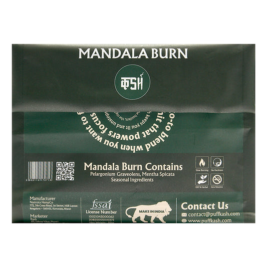 Buy Kash - Mandala Burn Herbal Blends | Slimjim India