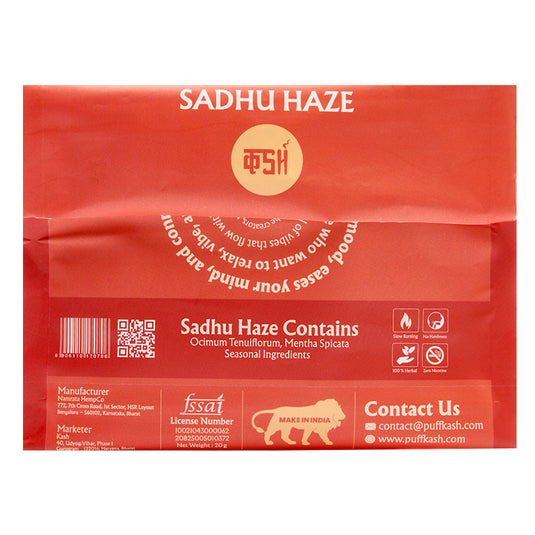 Buy Kash - Sadhu Haze Herbal Blends | Slimjim India