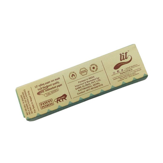 Buy Lit - Pro Pack Brown Rolling Paper + Tips Rolling Papers + Tips | Slimjim India