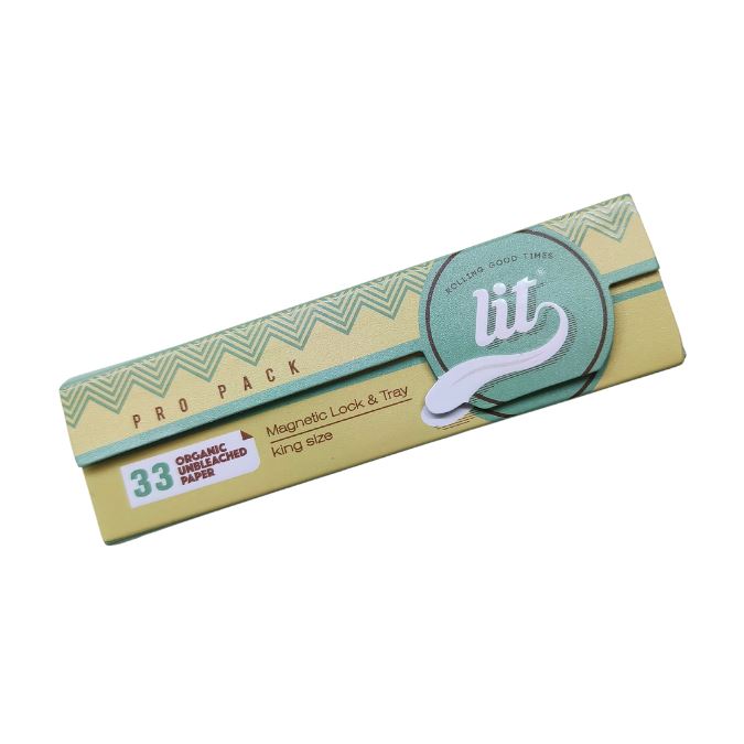 Buy Lit - Pro Pack Brown Rolling Paper + Tips Rolling Papers + Tips | Slimjim India