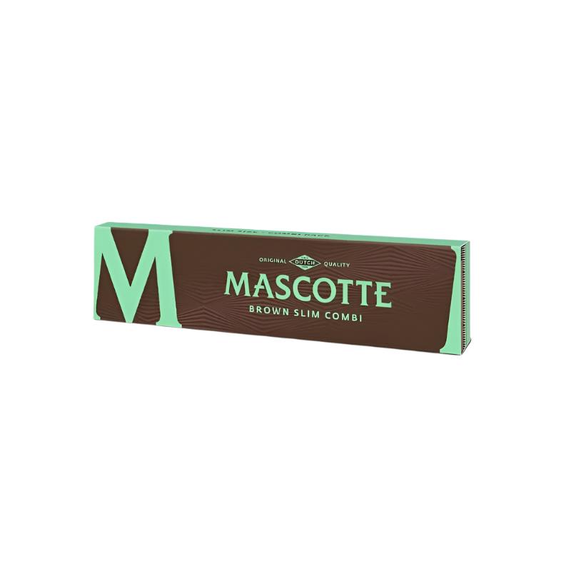 Load image into Gallery viewer, Buy Mascotte - Brown Slim Combi Rolling Paper + Tips Rolling Papers + Tips | Slimjim India
