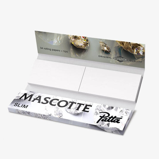 Buy Mascotte x Patta Brown Slim Combi Rolling Paper + Tips Rolling Papers + Tips | Slimjim India