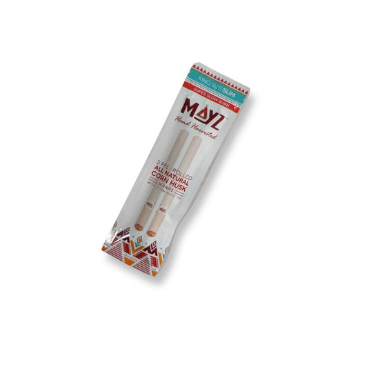 Buy Mayz - Natural Corn Husk Wraps (King Size Slim) Blunt Wrap | Slimjim India