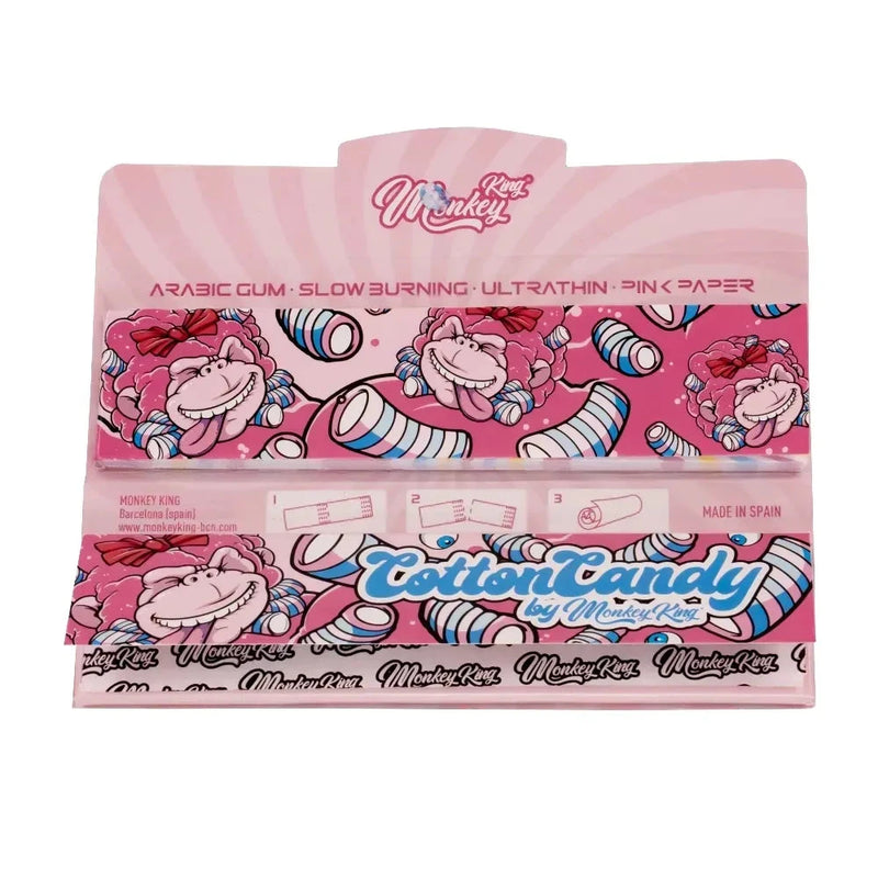 Load image into Gallery viewer, Buy Monkey King - Cotton Candy KS + Tips (Smell Pack) Rolling Papers + Tips | Slimjim India
