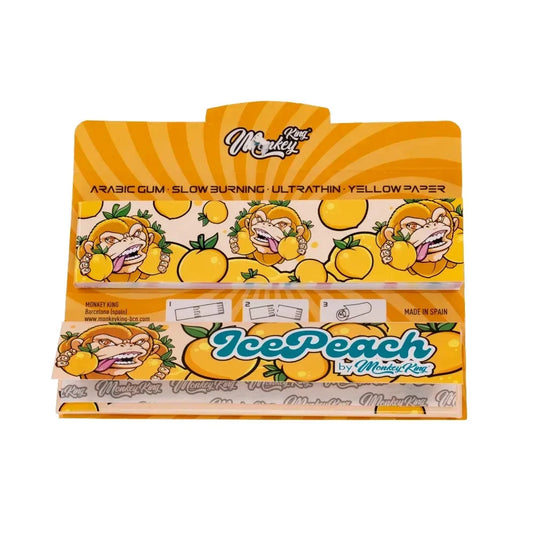 Buy Monkey King - Ice Peach KS + Tips (Smell Pack) Rolling Papers + Tips | Slimjim India