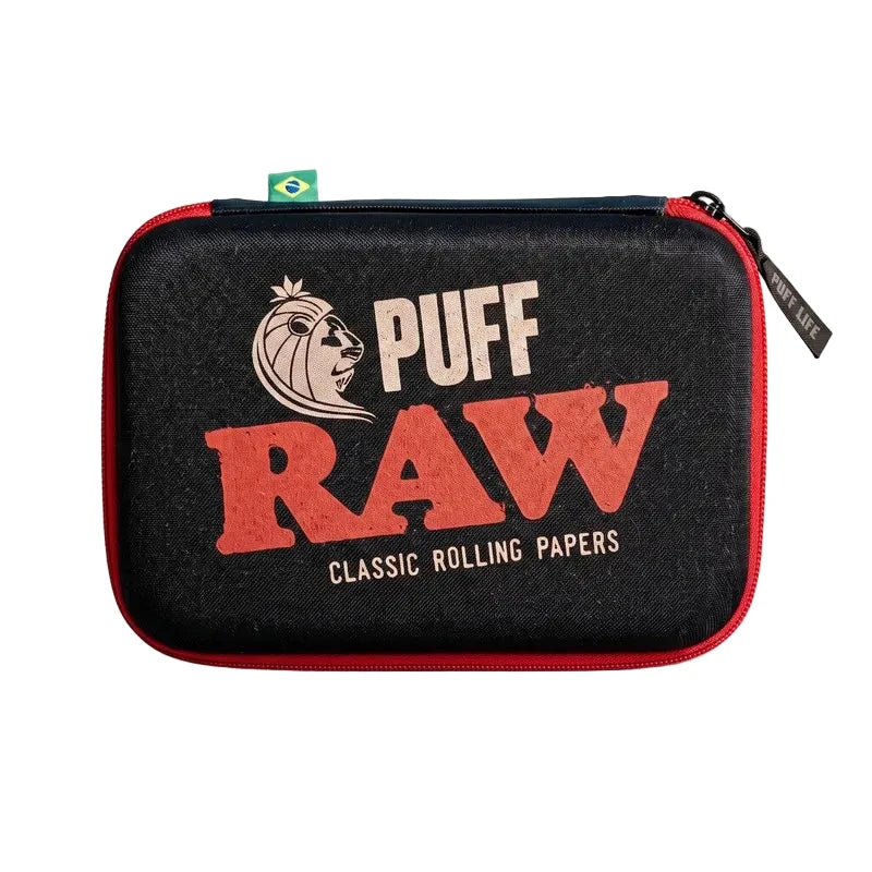 Load image into Gallery viewer, Buy PUFF x RAW Classic Storage Case in Black/Red Black | Slimjim India
