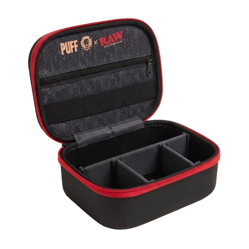 Load image into Gallery viewer, Buy PUFF x RAW Pro Storage Case - Black/Red | Slimjim India
