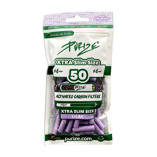 Buy Purize Lilac Slim Filters 50 | Slimjim India
