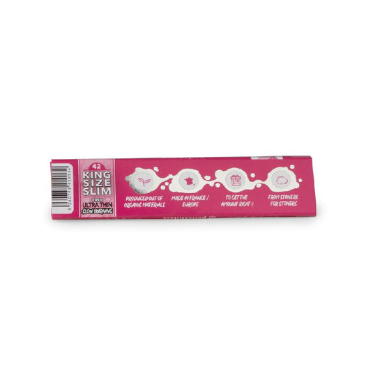 Buy Purize Pink Longpapers - King Size Slim (42 leaves) King Size Skins | Slimjim India