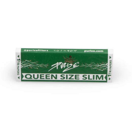 Buy Purize - Queen Size Slim Rolling Papers (50 Leaves) 1 1/4th Rolling Paper | Slimjim India