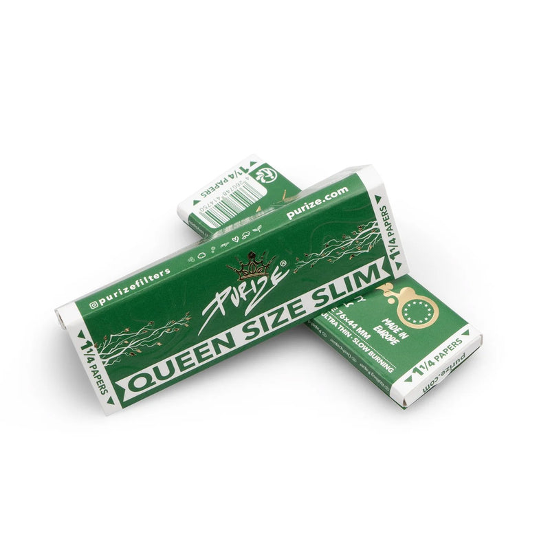 Load image into Gallery viewer, Buy Purize - Queen Size Slim Rolling Papers (50 Leaves) 1 1/4th Rolling Paper | Slimjim India
