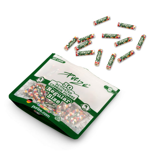 Buy Purize Regular Filters - (9MM) (Pack of 50) Active Charcoal Filter | Slimjim India