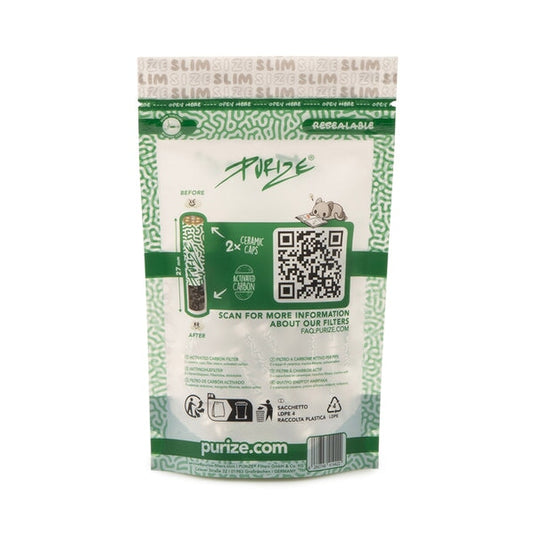 Buy Purize - Slim Filters (7MM) (Pack of 50) Active Charcoal Filter | Slimjim India