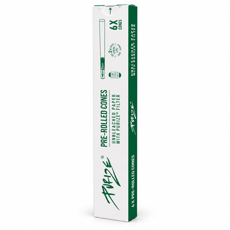 Load image into Gallery viewer, Buy Purize - XTRA Slim Carbon Filters Pre Rolled Cones (Pack of 6) Active Charcoal Filter | Slimjim India
