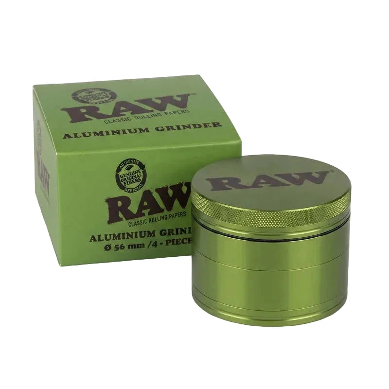 Load image into Gallery viewer, Buy RAW Aluminium Grinder 4 Part 56mm | Slimjim India
