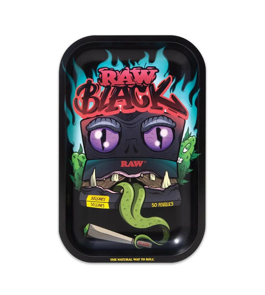 Buy Raw - Black Monster Rolling Tray (Small) Rolling Tray | Slimjim India