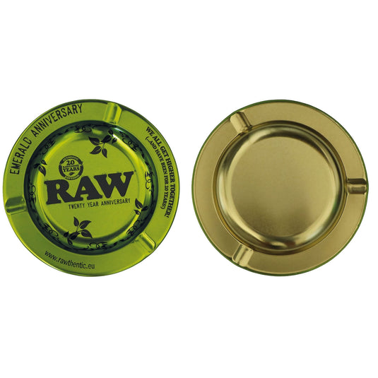 Buy RAW - Emerald 20th Anniversary Metal Ashtray Accessories | Slimjim India