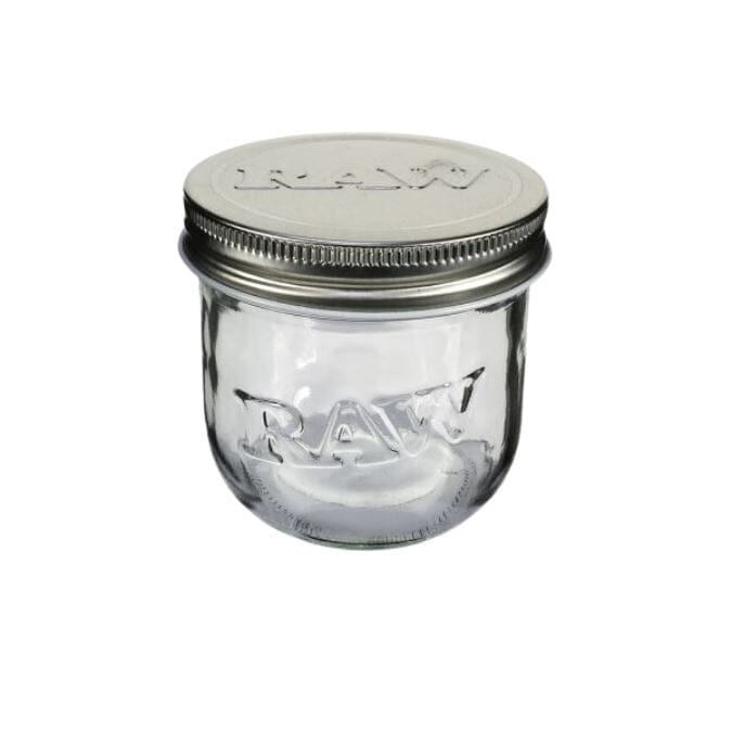 Load image into Gallery viewer, Buy RAW - Mason Jar stash Jar 10oz | Slimjim India
