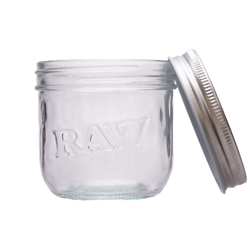 Load image into Gallery viewer, Buy RAW - Mason Jar stash Jar | Slimjim India
