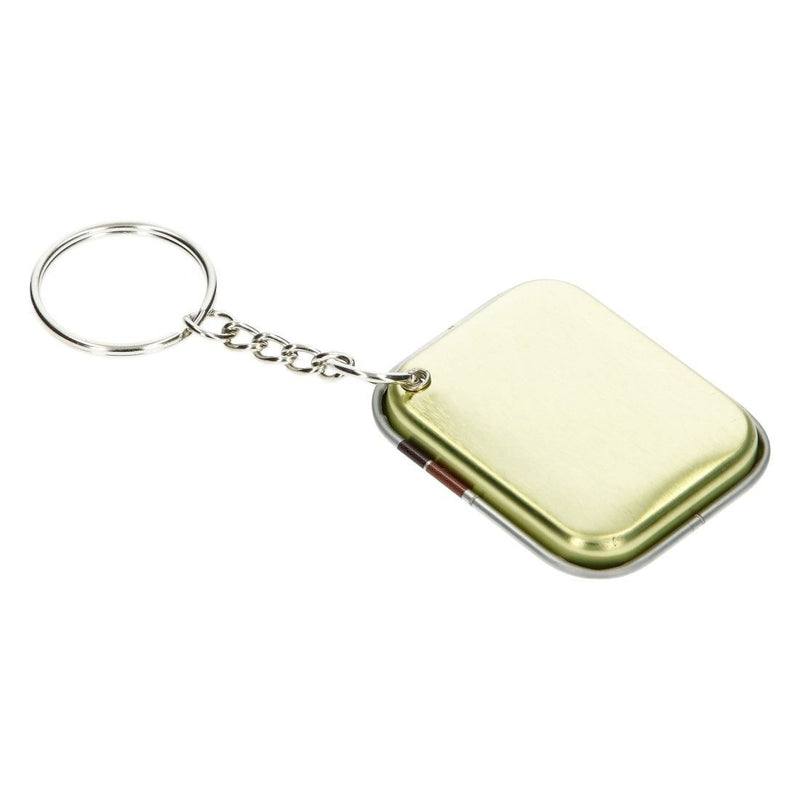 Load image into Gallery viewer, Buy RAW - Mini Metal Rolling Tray Keychain (Silver) Rolling Tray | Slimjim India
