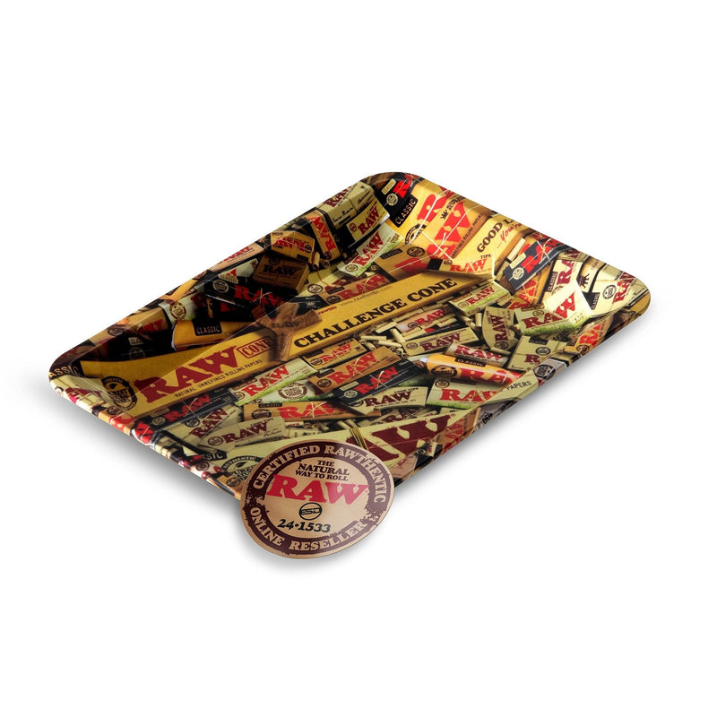 Load image into Gallery viewer, Buy RAW Mix Metal Rolling Tray Rolling Tray | Slimjim India
