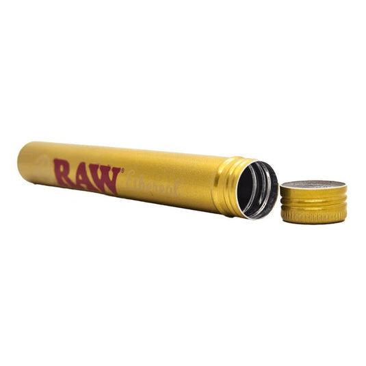 Buy RAW Rawthentic Aluminium Doob Tube (Gold) Accessories | Slimjim India
