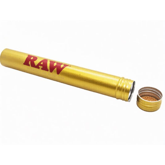 Buy RAW Rawthentic Aluminium Doob Tube (Gold) Accessories | Slimjim India