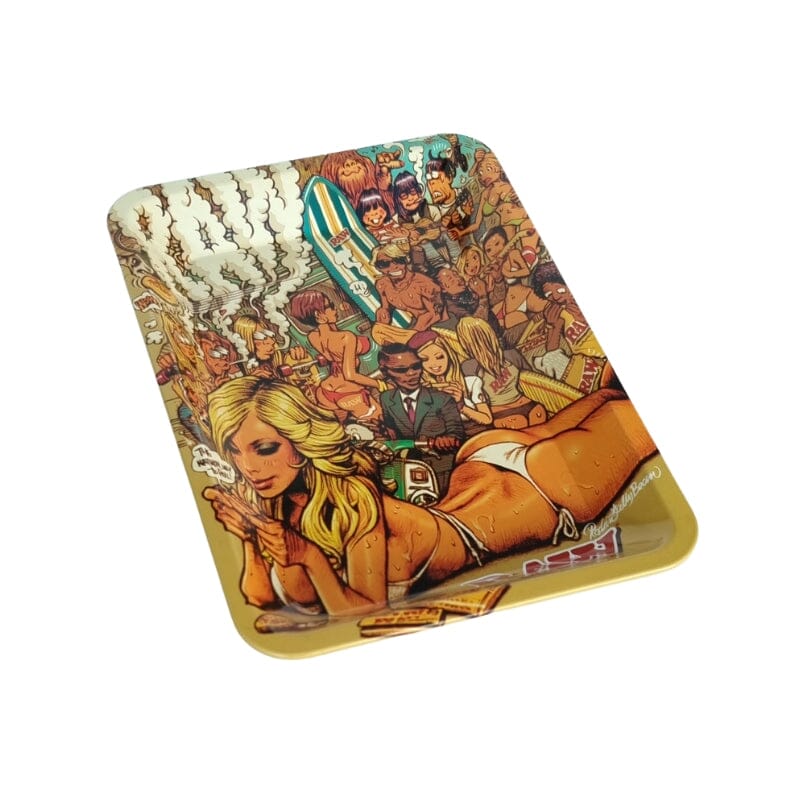 Load image into Gallery viewer, Buy RAW - RJB Summer Rolling Tray Rolling Tray Mini | Slimjim India
