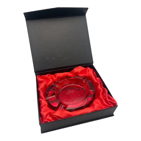 Buy RAW Ruby Red Glass Ashtray Accessories | Slimjim India