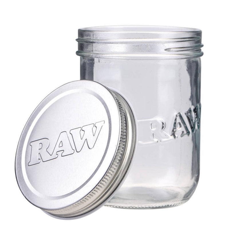 Load image into Gallery viewer, Buy RAW - Smell Proof Mason Jar stash Jar 16 OZ | Slimjim India
