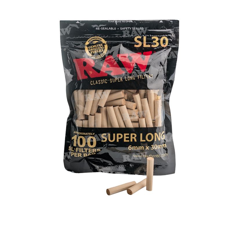 Load image into Gallery viewer, Buy RAW - Super Long Filters (6mm x 30mm) Cotton Filter | Slimjim India
