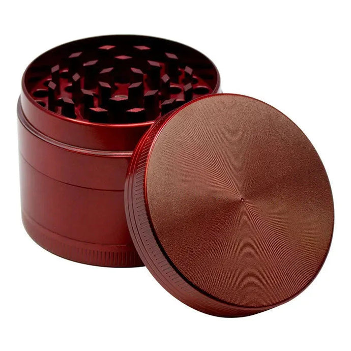 Buy Red Metal Grinder 4 Part (63 mm) Grinder | Slimjim India