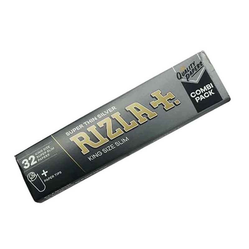 Load image into Gallery viewer, Buy Rizla - Combi Silver King size + Tips Paraphernalia | Slimjim India
