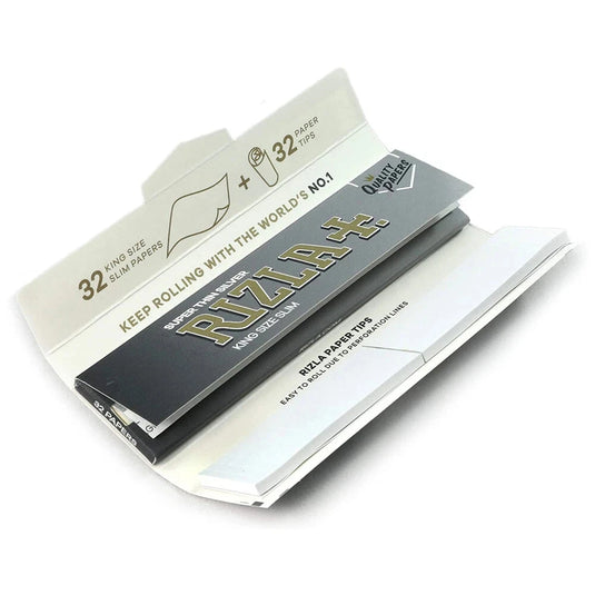 Buy Rizla - Combi Silver King size + Tips Paraphernalia | Slimjim India